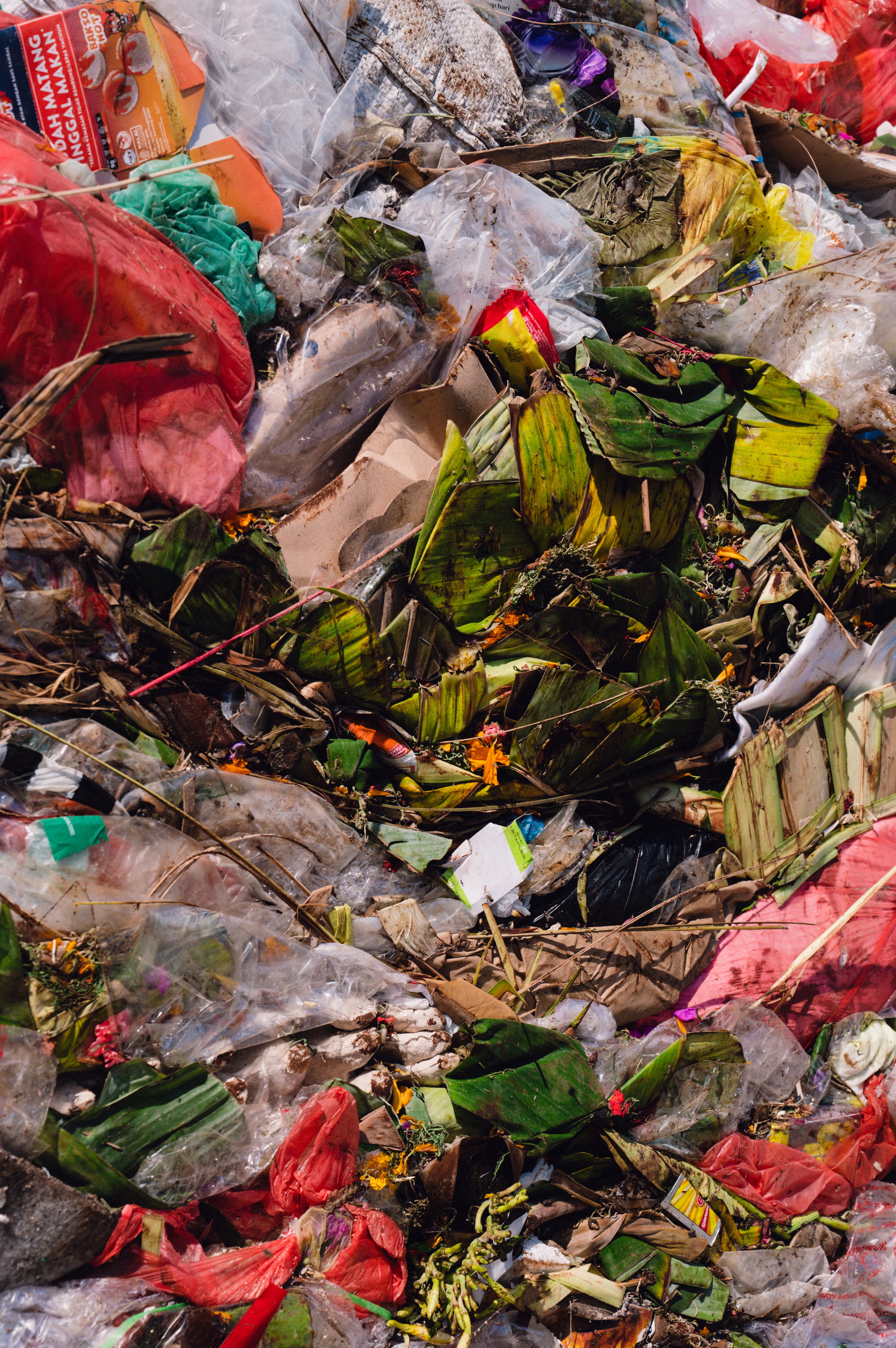 Discarded materials at the Community Waste Project. .avif